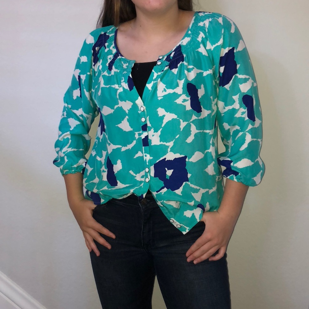 Yumi Kim Blue Blouse